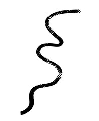 Abstract Wiggles Through Space, Minimalist Vector