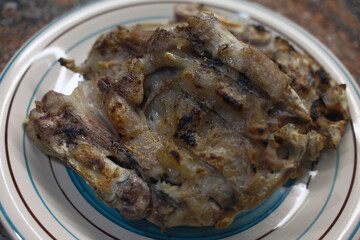 cooked pig's feet as gourmet food