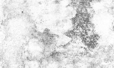 Abstract grunge texture with distressed concrete surface, weathered plaster, and mottled patterns, creating a rough, aged, and monochromatic backdrop for design isolated on transparent background