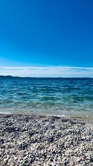 Beach landscape of Croatia. Zadar.
