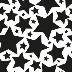 Obraz premium Star Pattern Seamless Texture Vector