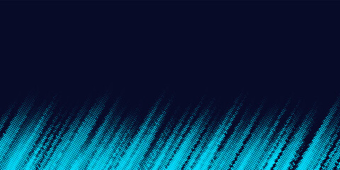 abstract background with lines and dots in blue color. Vector illustration.