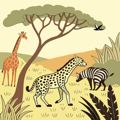 Vintage typographic decorative ornament design elements set vector illustration