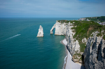 Falaises d'&Eacute;tretat, Seine-Maritime, Pays de Caux