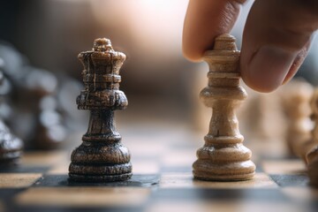 Chess Game Competition Between Two Players