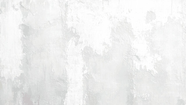 White rustic texture. Retro whitewashed surface of the old wall. Ancient structures. Grungy worn uneven painted plaster. Whiten the facade background