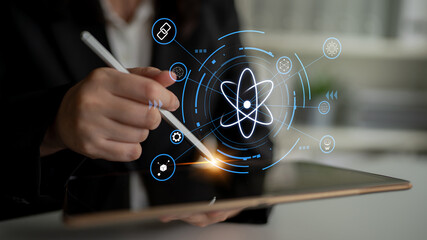 The quantum technology ecosystem as the core of future innovations. Quantum science will power advancements in AI, blockchain, and robotics. Motif