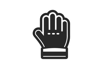 Obraz premium Classic Winter Glove Icon for Cold Season Illustration