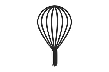 whisk icon classic balloon kitchen baking cooking utensil tool
