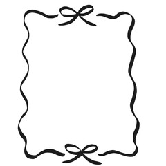 Doodle Christmas Frame Hand Drawing Illustration