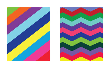 Color stripe background art, Vibrant diagonal pattern, Modern geometric texture