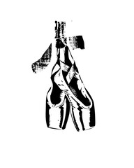 Figures Embrace Affectionately in a Modern Illustration