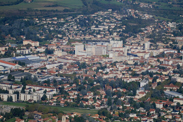 Vue aérienne de St Chamond
