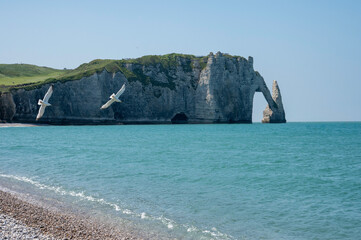 Falaises d'&Eacute;tretat, Seine-Maritime, Pays de Caux