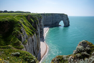 Falaises d'&Eacute;tretat, Seine-Maritime, Pays de Caux