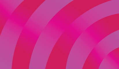 Vibrant Pink Curved Line Abstract Gradient Background