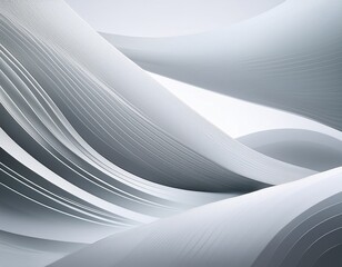 modern white surface with semi transparent design and lines