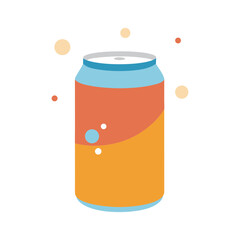 simple flat colour style vector art of a sparkling