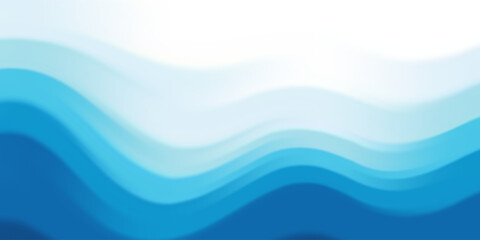 Abstract blue wave on white background. sea beach. abstract water wave. blue color water wave. sea wave layer vector background design. vector illustration