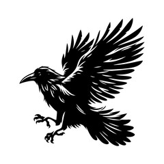 Obraz premium Crow vector 