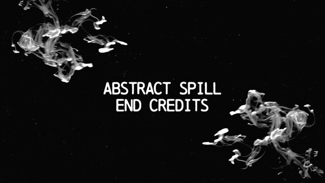 Abstract Spill End Credits