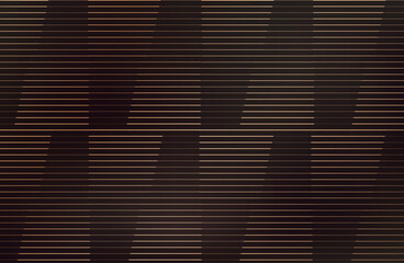 Universal Modern Halftone Geometric Shape. Vector Classical Design Element. Template for Business Poster Logo Clothes. Transition effect. Gold brown