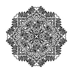 mandala line art 
