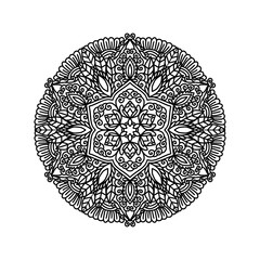 mandala line art 