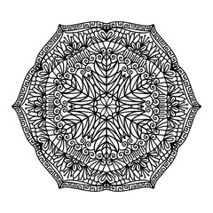 mandala line art 