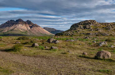 mountains and landscape in Iceland