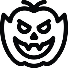 Halloween pumpkin cartoon