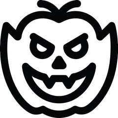 Halloween pumpkin cartoon