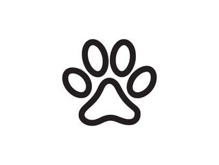 Obraz premium Cute Paw Icon Design For Kids