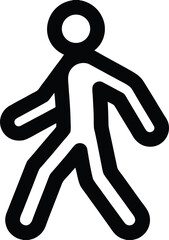 running man silhouette