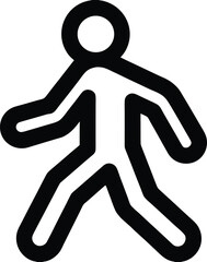 running man silhouette