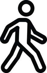 running man silhouette