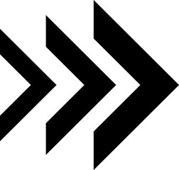 Arrow, cursor, dynamic fast symbol sign. Dynamic moving arrow representing speed, fast, acceleration illustration.