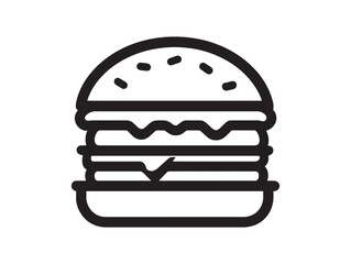 Modern Menu Burger Vector Graphic Illustration