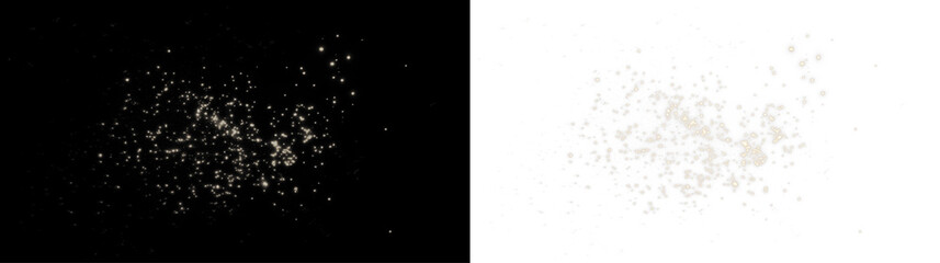 Sparkling glitter overlay on contrasting black and white backgrounds, creating a dynamic visual effect for creative projects and enhancing design elements with a touch of elegance