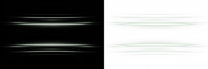 Abstract PNG overlay featuring smooth gradient lines on contrasting black and white backgrounds, creating a dynamic visual effect for creative design projects and digital artwork