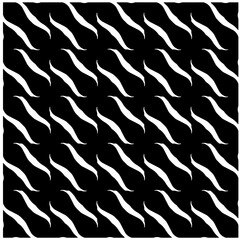  Abstract texture for fabric print, card, table cloth, furniture, banner, cover, invitation, decoration, wrapping. seamless repeating pattern.Black and white pattern.