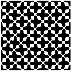  Abstract texture for fabric print, card, table cloth, furniture, banner, cover, invitation, decoration, wrapping. seamless repeating pattern.Black and white pattern.