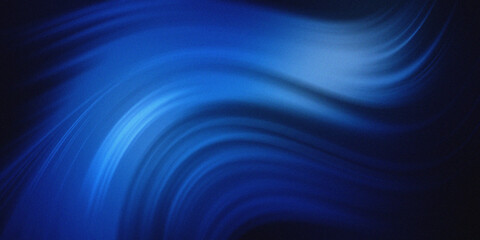 Blue light wave on black background