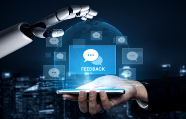 AI processes customer feedback and reviews to provide insights, sentiment analysis, and suggestions for service improvement and better user experience Vouch