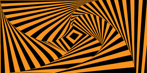 Black and yellow stripes pattern vector illustration for a geometric starburst background design. sun, lines, light, decoration, orange, striped, rays, gold, star, illusion, color, art
