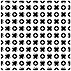 Abstract texture for fabric print, card, table cloth, furniture, banner, cover, invitation, decoration, wrapping. seamless repeating pattern.Black and white pattern.