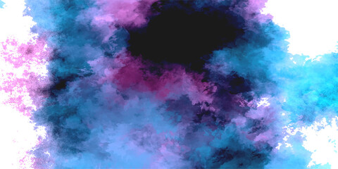 An abstract watercolor texture with colorful water drops suggesting a purple and blue galaxy cloud with star light. fire, color, art, storm, clouds, illustration, star, animation, fractal, pattern, 3d