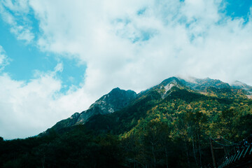 上高地の明神池