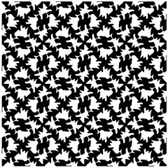  Abstract texture for fabric print, card, table cloth, furniture, banner, cover, invitation, decoration, wrapping. seamless repeating pattern.Black and white pattern.