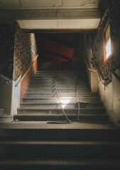 stairs in the old building